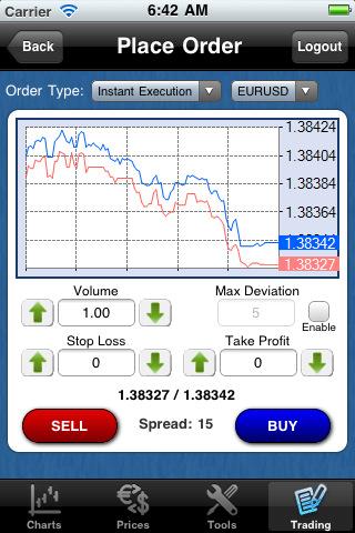 forex-metal app screenshot